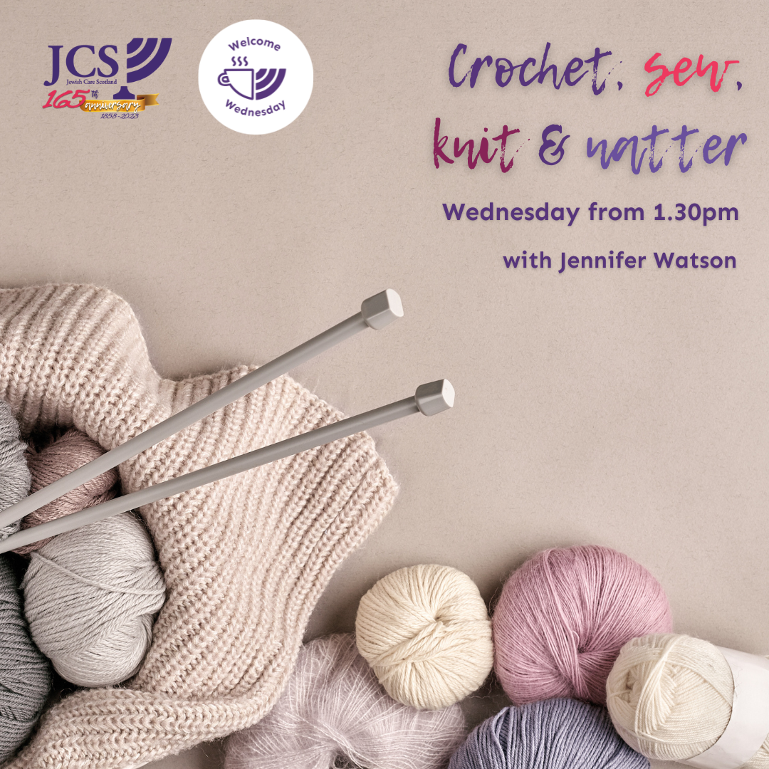 Crochet, sew, knit and natter