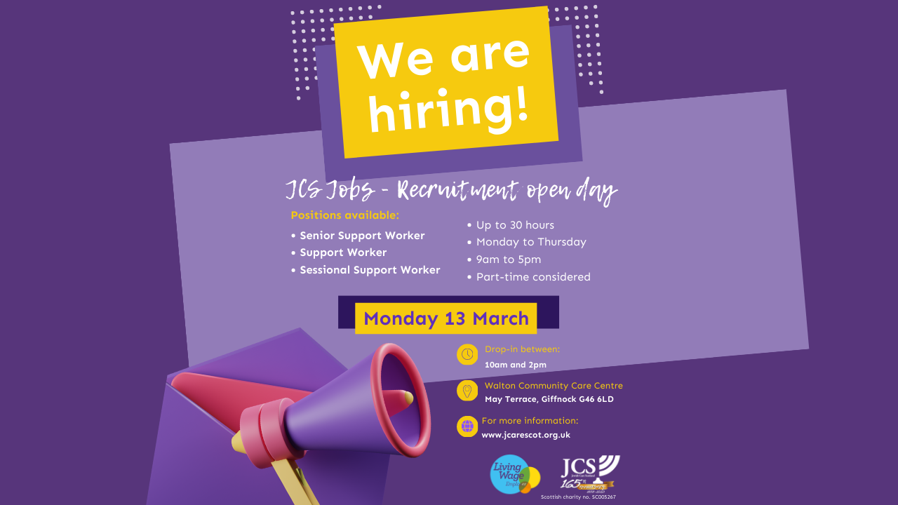 JCS Jobs – Recruitment open day